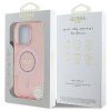 Guess GUHMP16LPFTDTEP iPhone 16 Pro 6.3 różowy/pink hardcase IML Rhinestones MagSafe